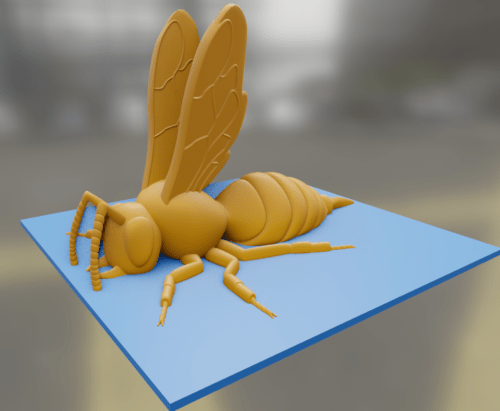 Bee main representation of the model