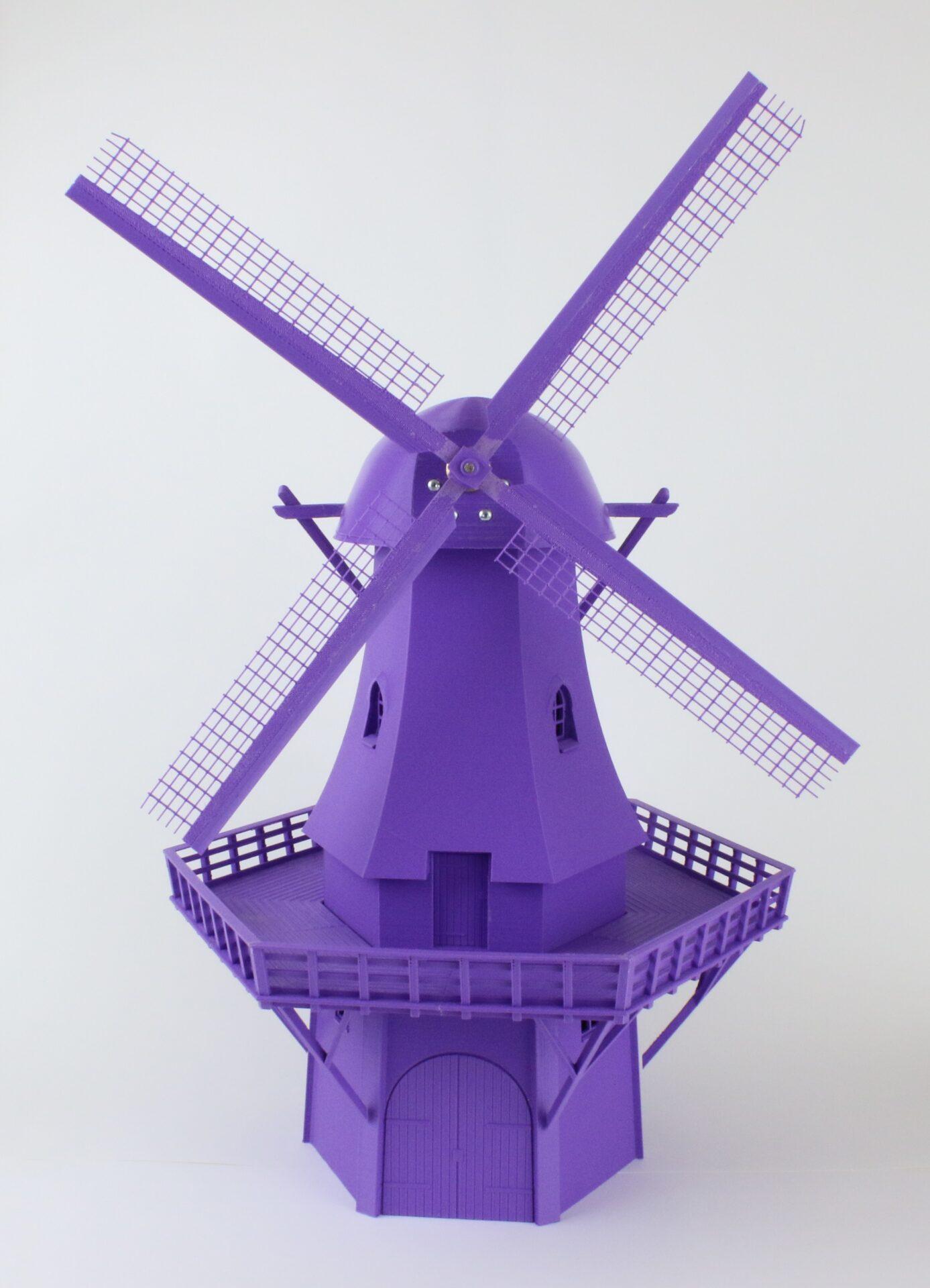 picture of the complete model of the windmill