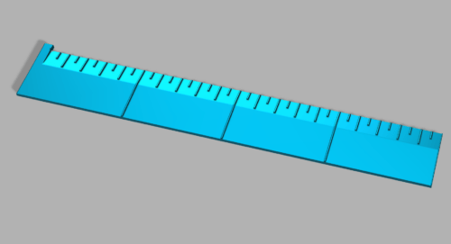 tactile ruler