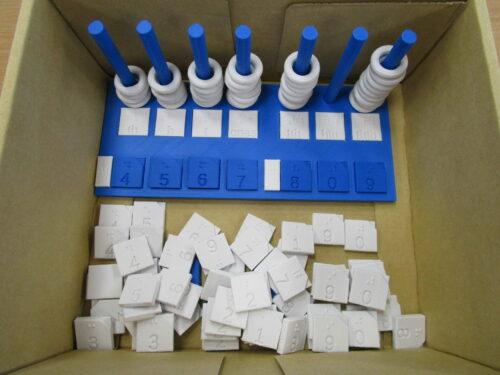 Full kit in box with lots of counters