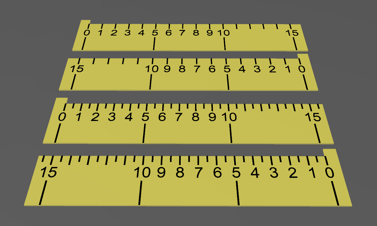 different rulers