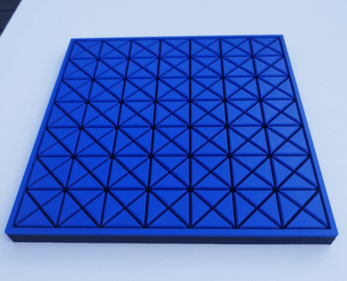 Steckfeld mit Diagonalen